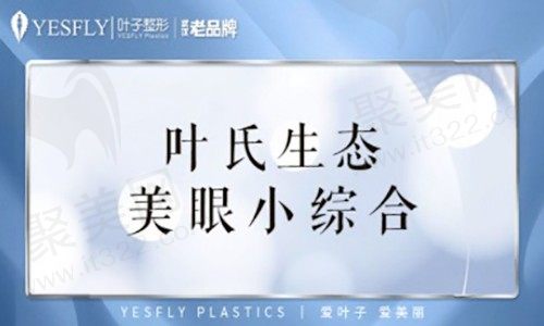 武汉有名气的做双眼皮医院，叶子医疗美容医院美眼综合4项2969元起
