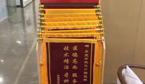 东莞牙状元口腔锦旗