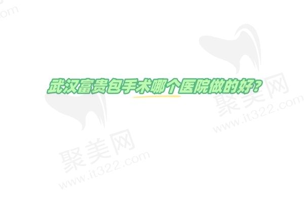 武汉富贵包手术哪个医院做的好？分享武汉富贵包吸脂top5医院名单