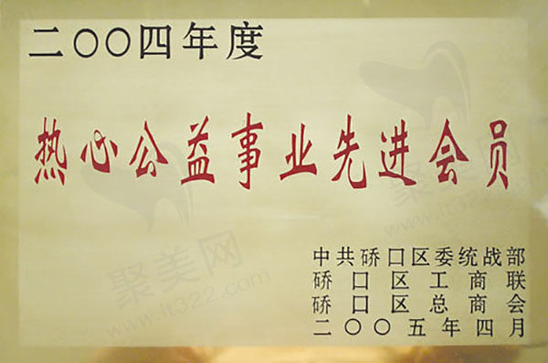 武汉仁爱口腔医院(汉口总院)荣誉资质