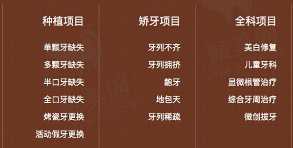 广州德伦口腔项目介绍