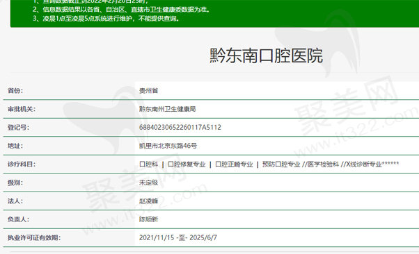 贵州凯里黔东南口腔医院