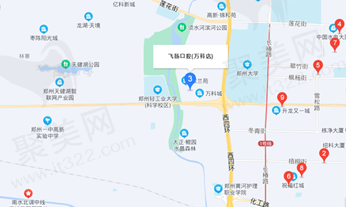 郑州高新飞扬口腔门诊部位置