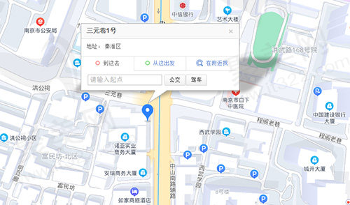 南京茀莱堡口腔地理位置