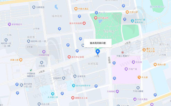 浙江丽水亮贝美口腔位置