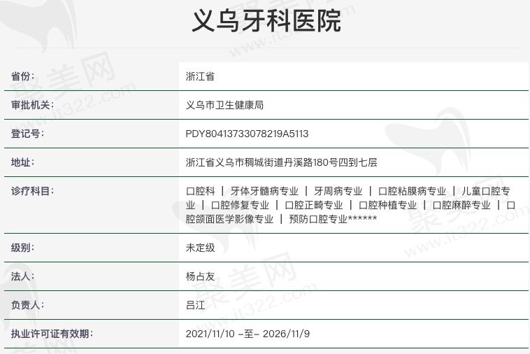 杭州牙科医院义乌分院正规靠谱吗？