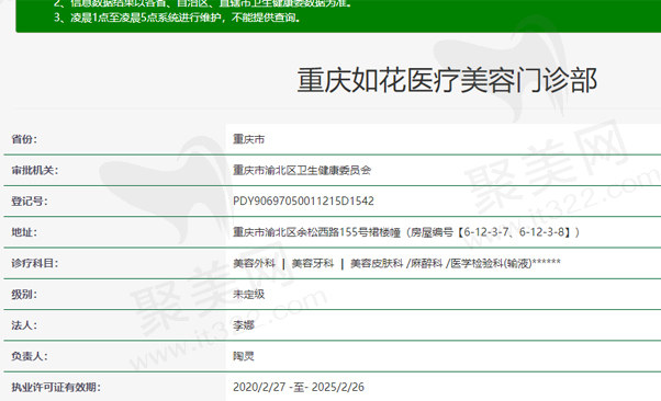 重庆如花医疗美容门诊部