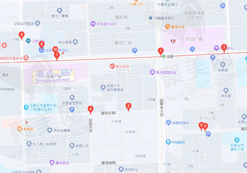 河北冀城口腔医院附近公交站位置