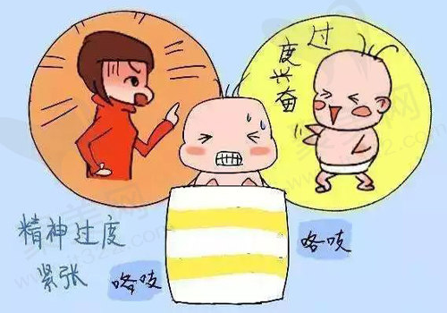 精神压力导致磨牙