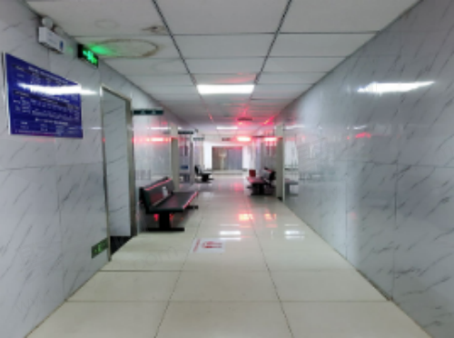 保定高碑店德仁眼科医院走廊
