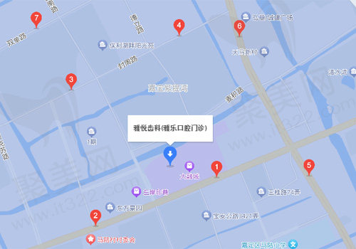上海雅悦齿科雅乐门诊公交车位置