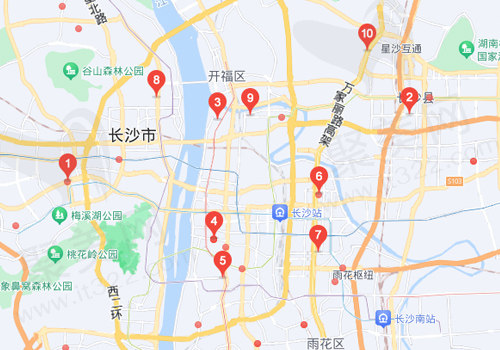 长沙好牙依口腔分布位置
