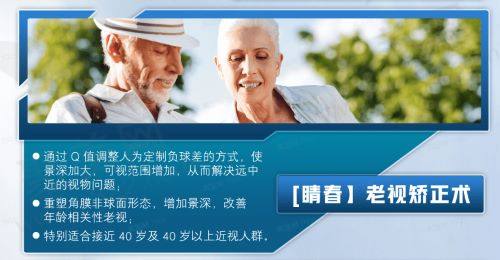 南宁普瑞眼科医院睛春老视矫正术