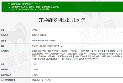 东莞维多利亚医院资质