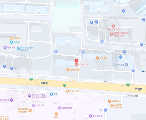 谯城小天使口腔门诊部（建安广场店）交通及周边