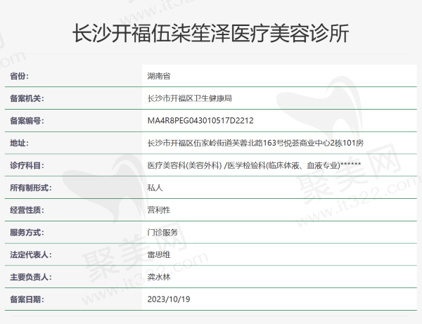 湖南长沙笙泽植发研究院资质