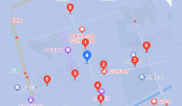 扬州仪征金铂利市口口腔周边公家站位置