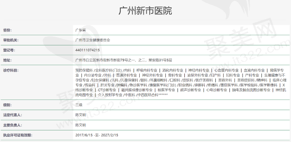 广东药科大学广州复星禅城医院资质