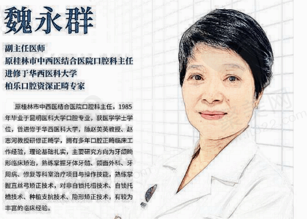 桂林柏乐口腔魏永群医生介绍