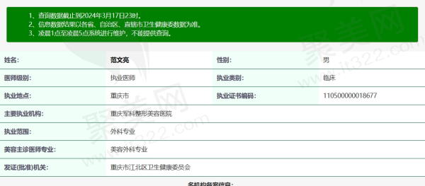 重庆军科范文亮资质信息