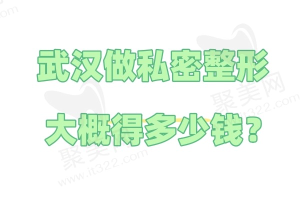 武汉做私密整形大概得多少钱