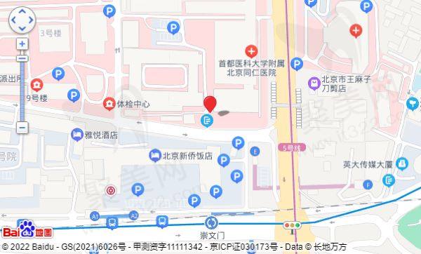 北京同仁医院地图