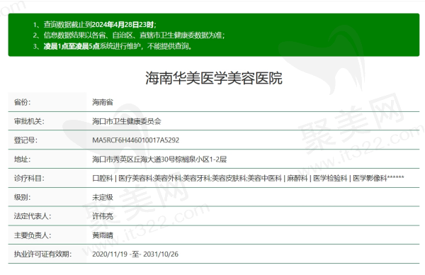 海口华美整形美容医院正规吗