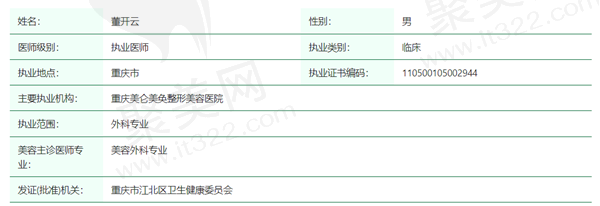 董开云医生资质