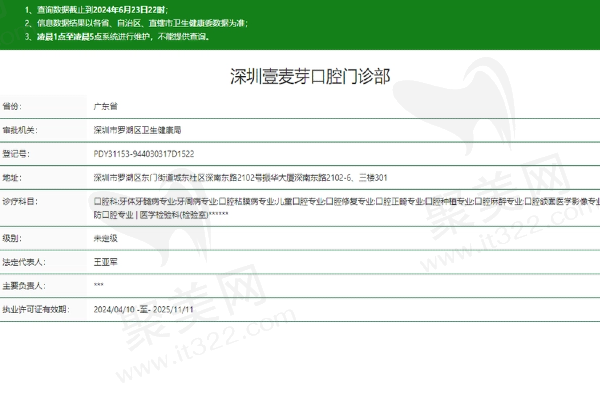 深圳麦芽口腔医院是正规医院吗