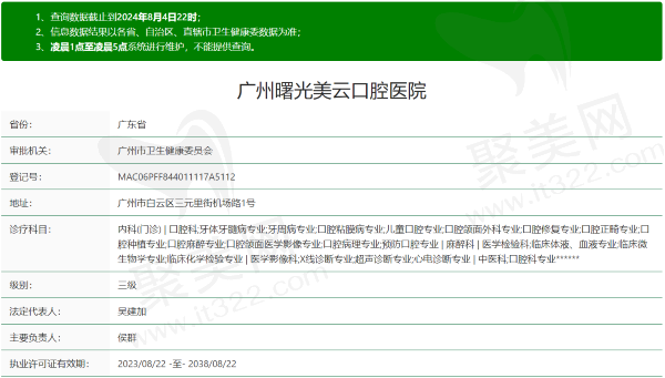 广州曙光口腔医院怎么样