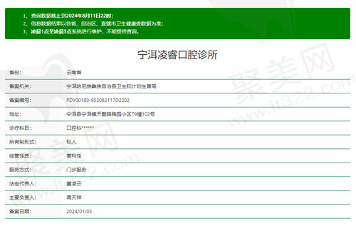 宁洱凌睿口腔诊所正规吗?
