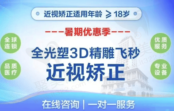 哈尔滨爱尔眼科医院全光塑飞秒手术多少钱？
