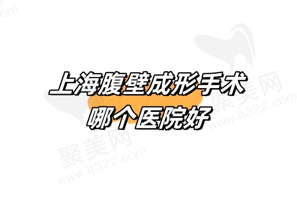 上海腹壁成形手术哪个医院好