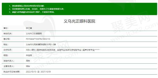 义乌光正眼科医院是正规医院吗