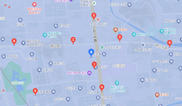 福州福能海峡口腔医院周边公交站点